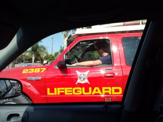 Passed by red lifegueard truck 12:30 pm 2/06/13. 